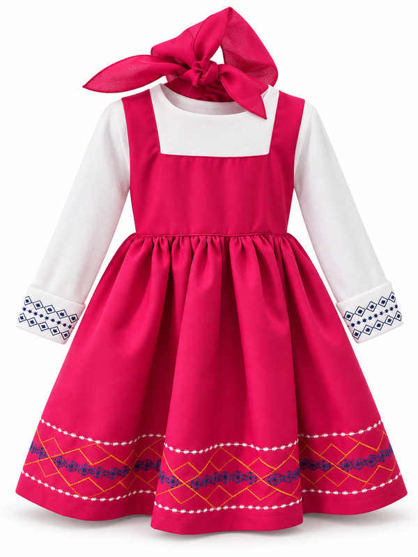 Disfraz Vestido Masha con Capucha