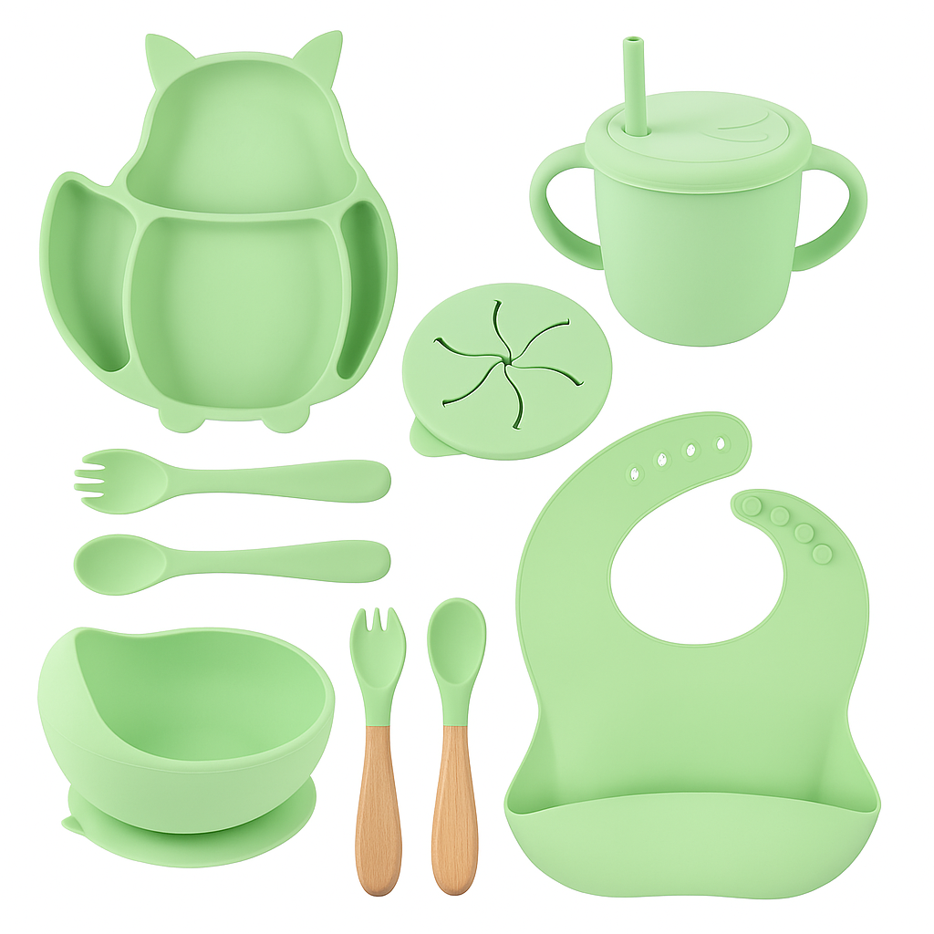 Set silicona verde