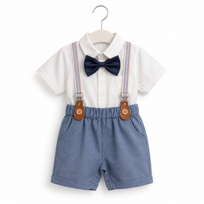 Conjunto tirantes azul
