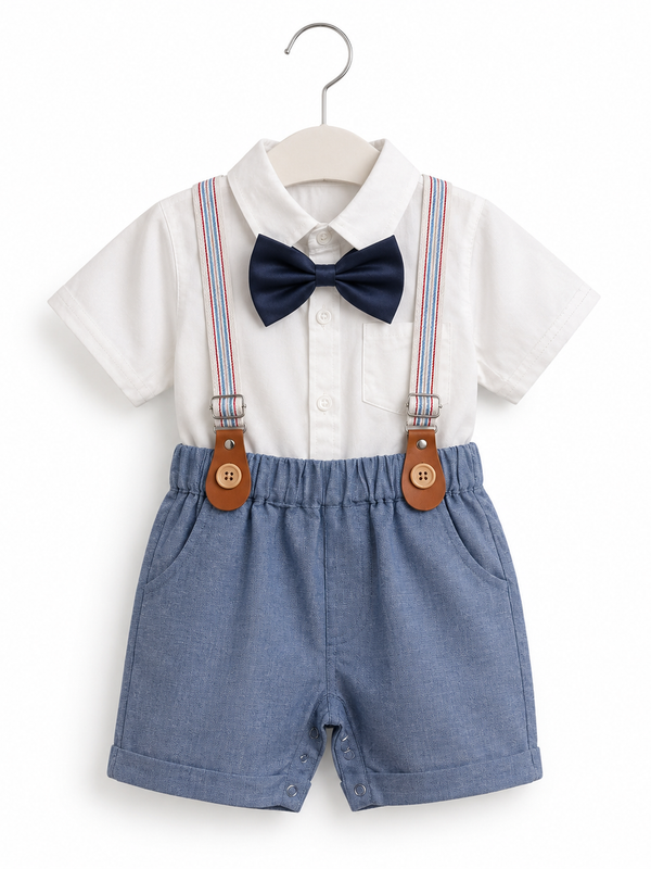Conjunto tirantes azul