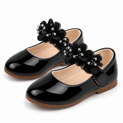Zapatos Flor de Charol para Niña
