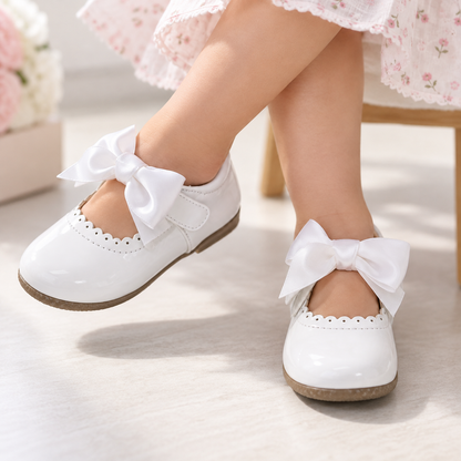 Zapato Moño Elegancia Blanco