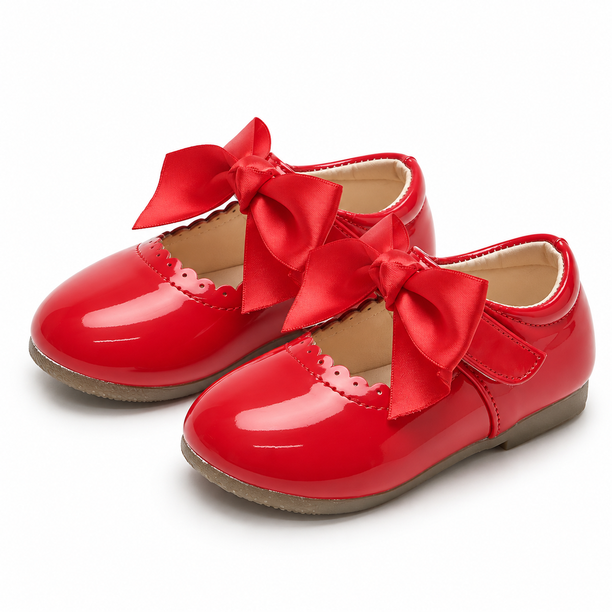 Zapato Moño Encanto Rojo