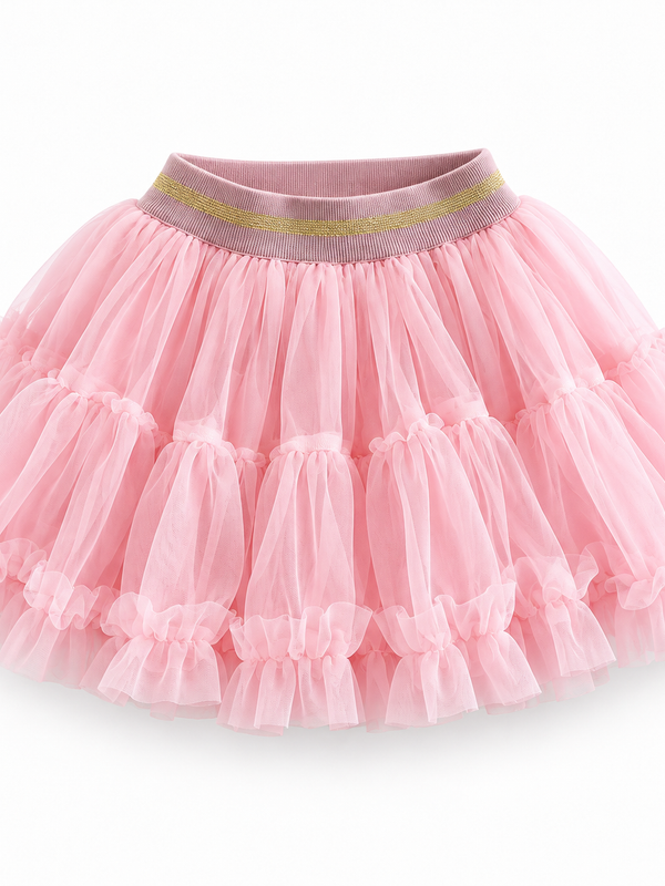 Falda de Tul Nube Rosa