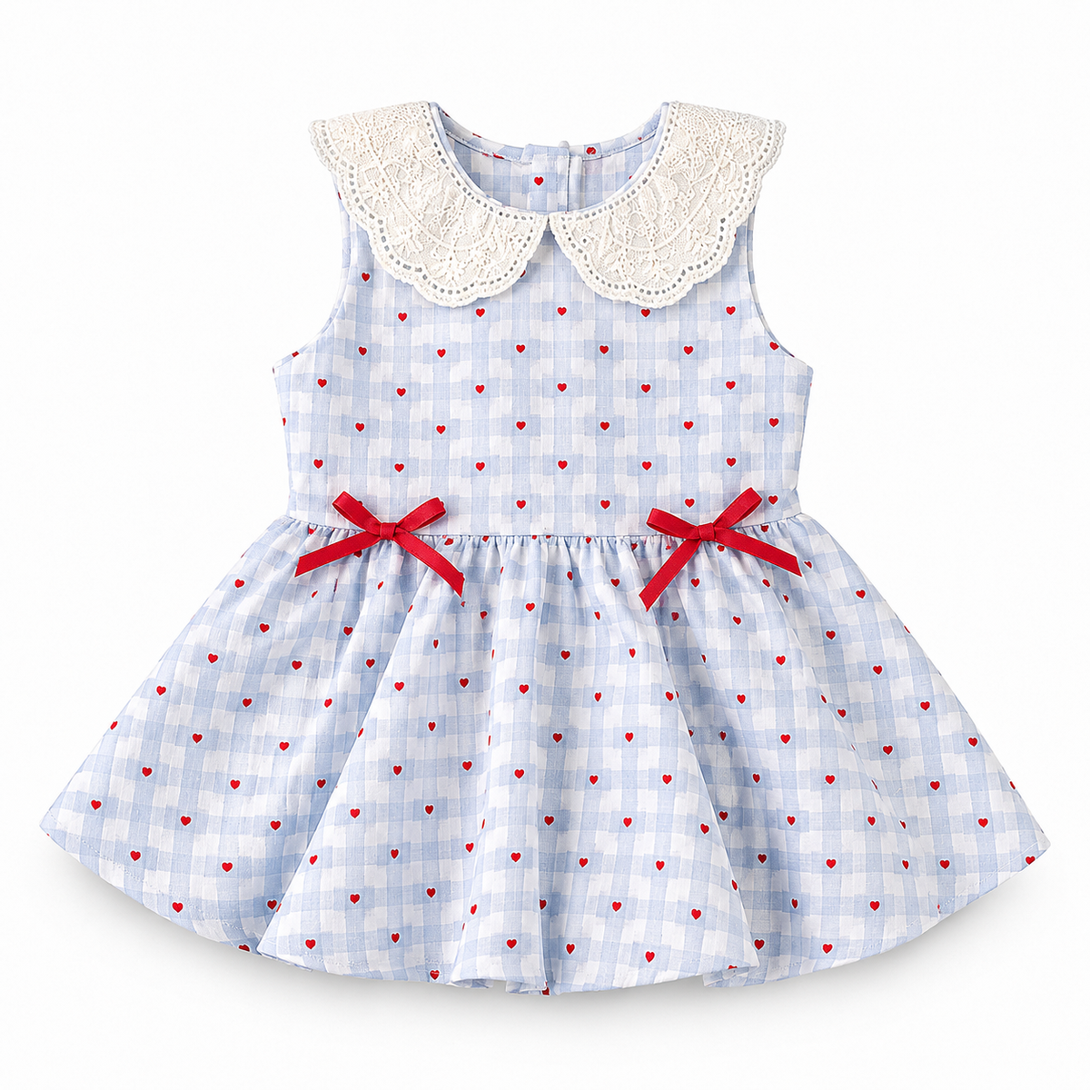 Vestido Corazones con Vuelo