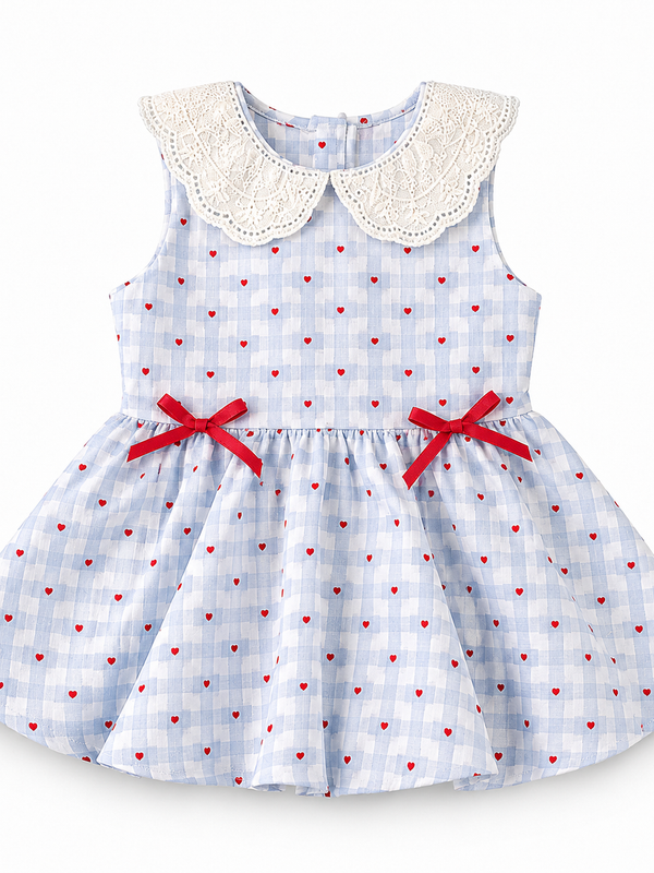 Vestido Corazones con Vuelo