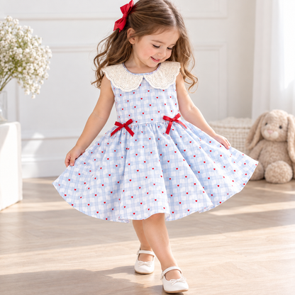 Vestido Corazones con Vuelo