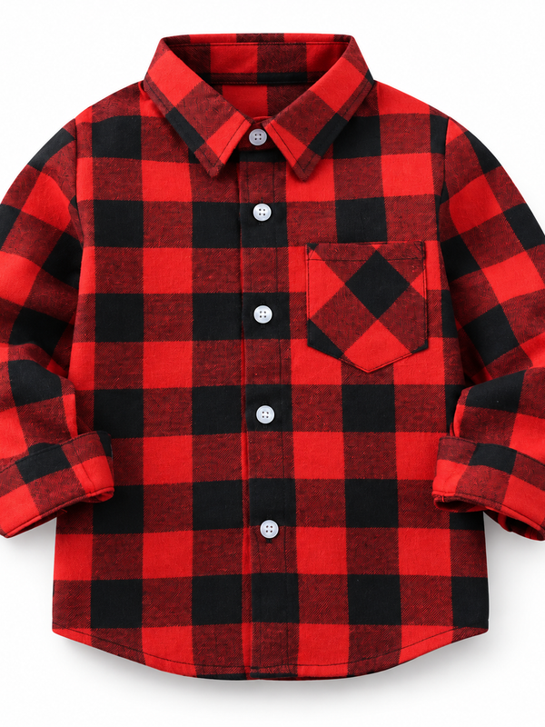 Camisa cuadros rojos