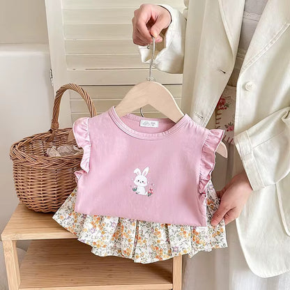 Conjunto Bunny Floral para Niña
