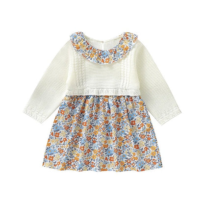 Vestido blanco manga larga