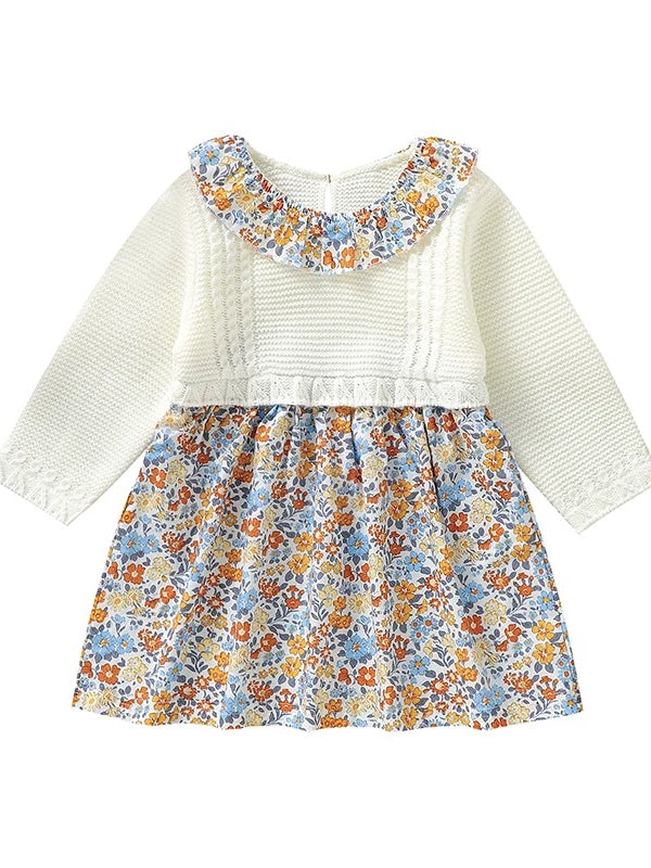 Vestido blanco manga larga