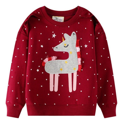 Sueter unicornio estrellas