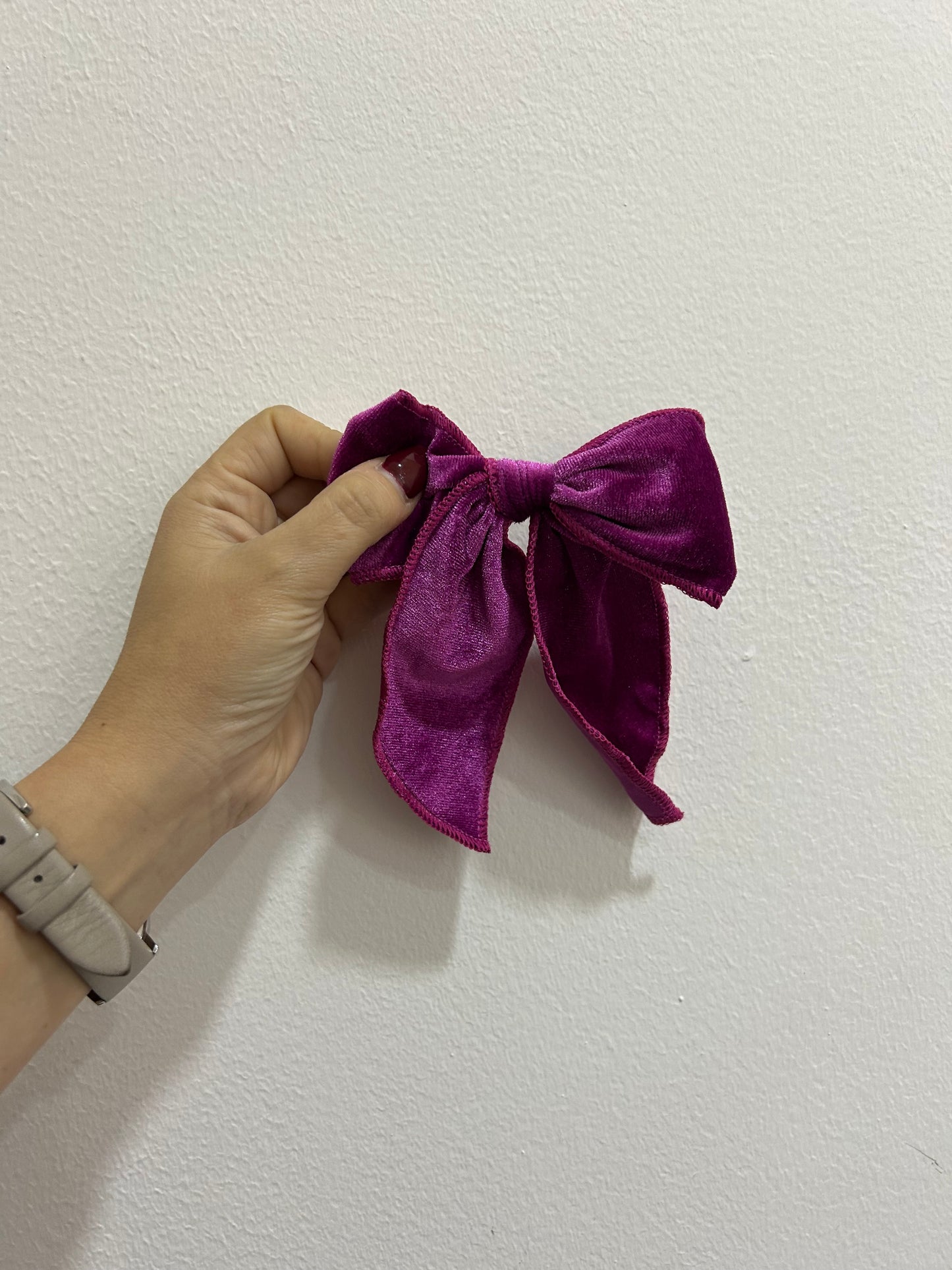 Moño terciopelo grande