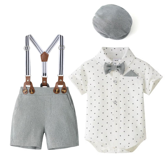 Conjunto de tirantes gris