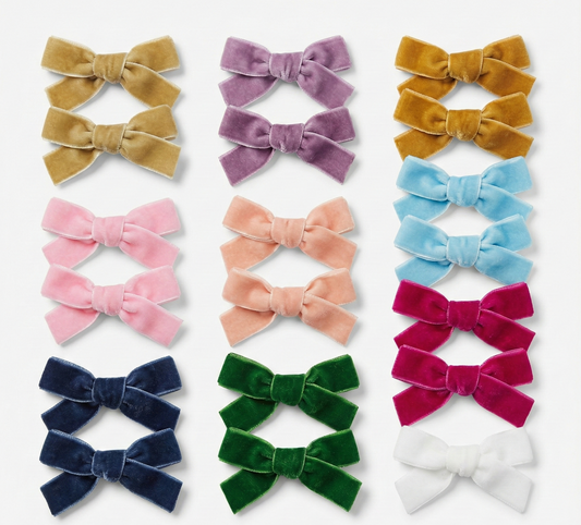 Moños chicos velvet