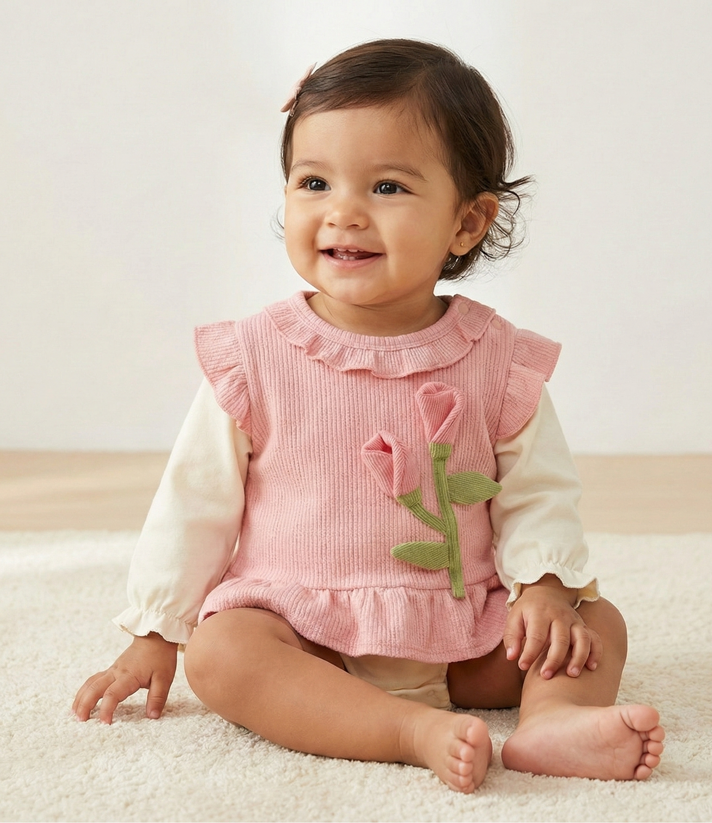 Pañalero tulipan rosa