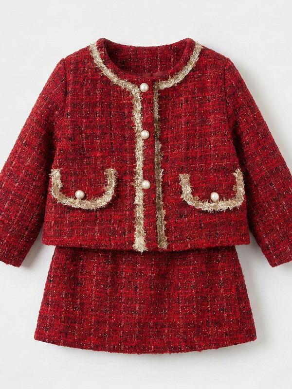 Set rojo elegante