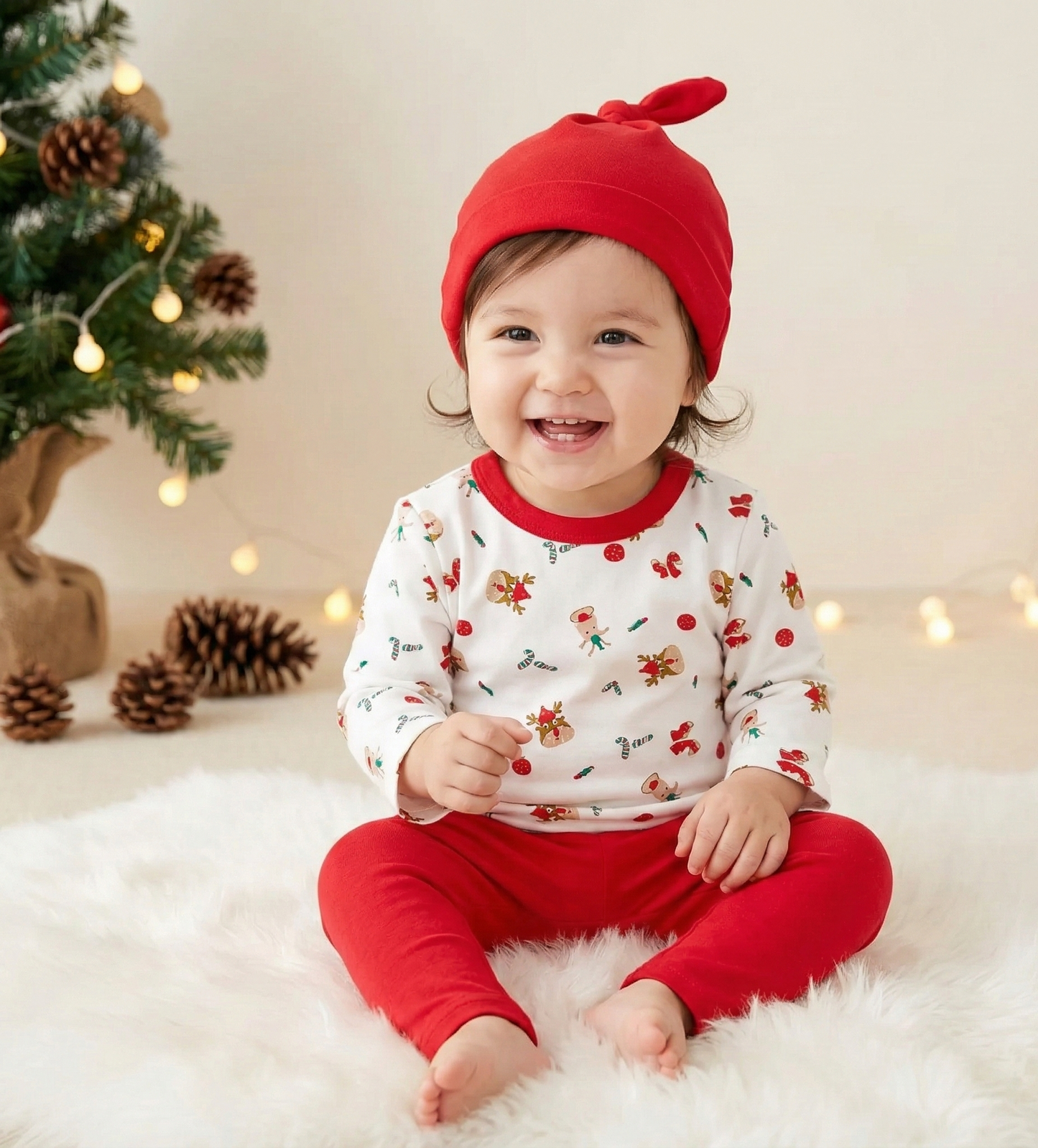 Pañalero navidad con pantalón