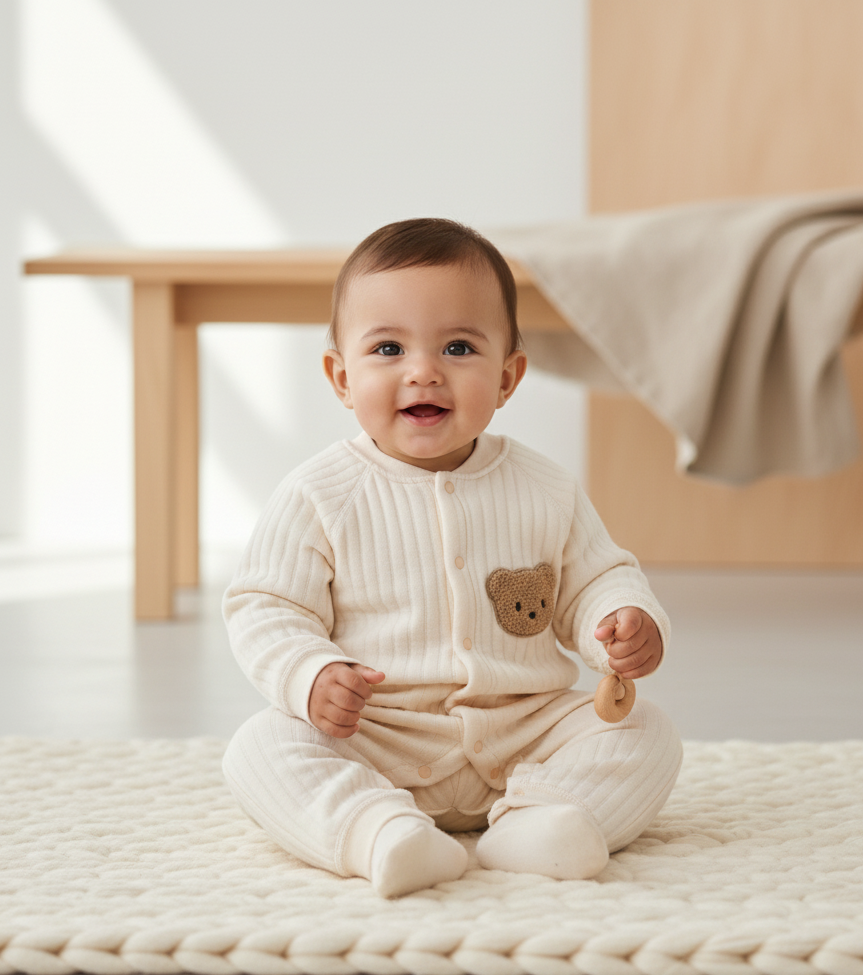 Pañalero osito Beige