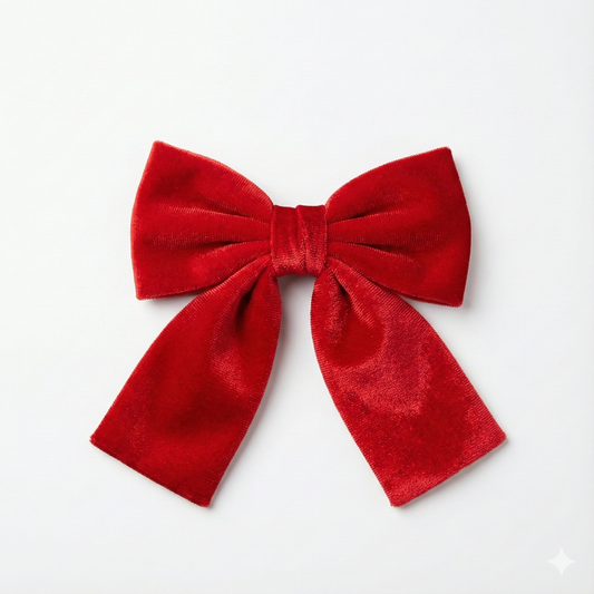 Moño terciopelo grande