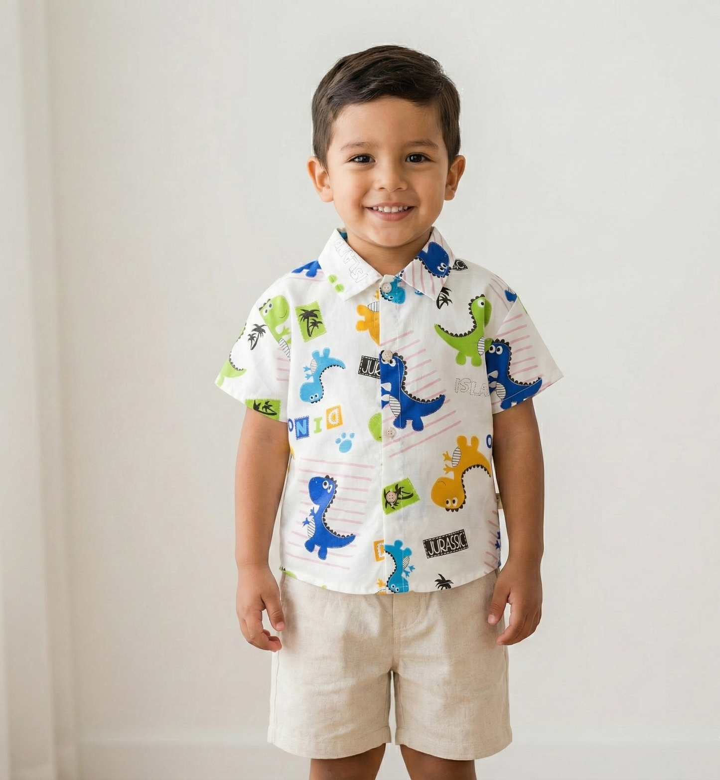 Camisa de dinosaurios colores