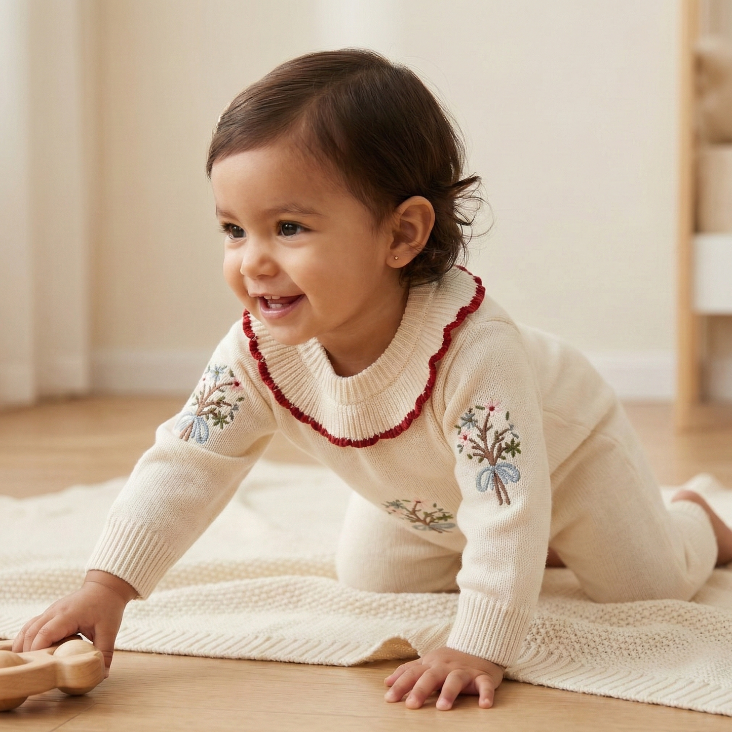 Pañalero manga larga bordado