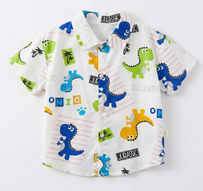 Camisa de dinosaurios colores