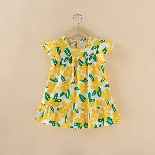 Vestido Floral de Algodón