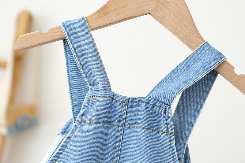 Overol de Algodón para Bebé con Osito