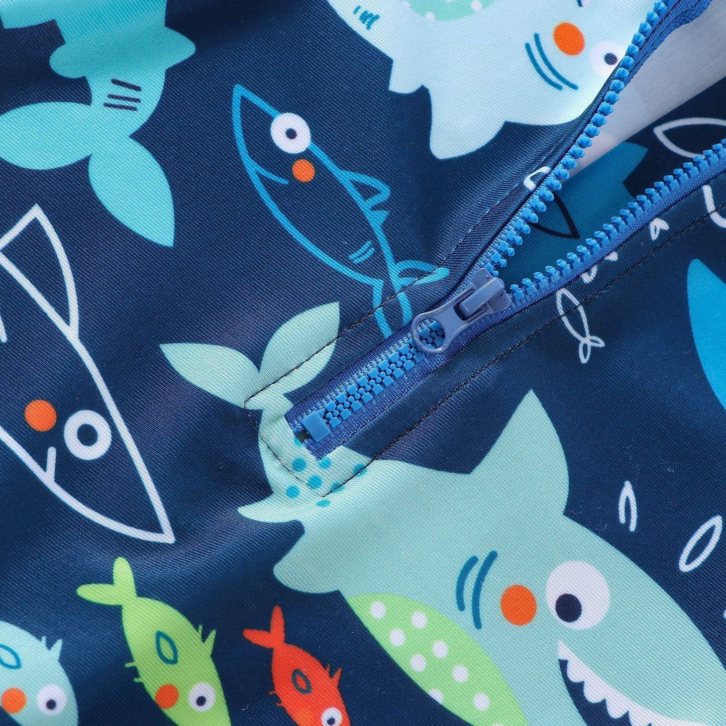 Traje de Baño Tiburones con Cierre Fácil