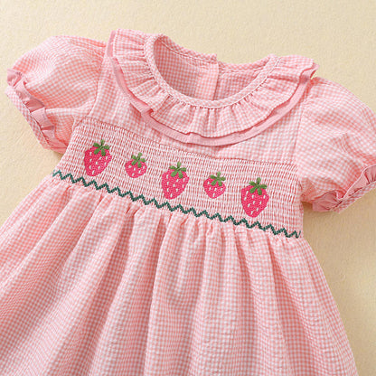 Vestido Dulce Fresa 100% Algodón