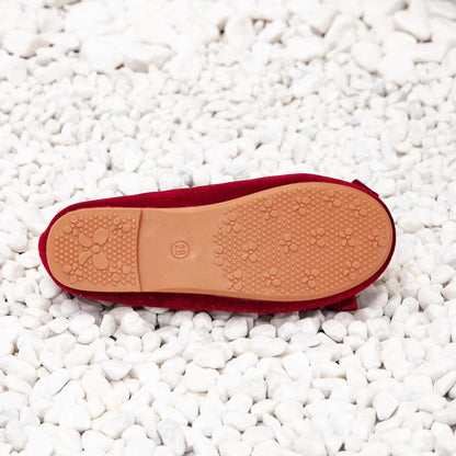 Zapatito Ballerinas Velvet Red