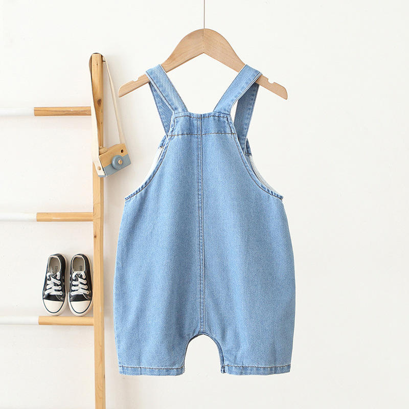 Overol de Algodón para Bebé con Osito