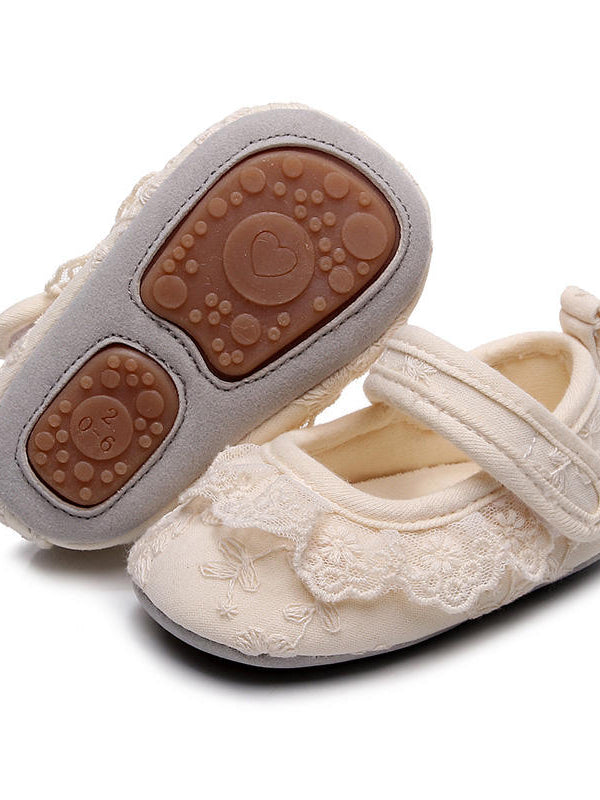 Zapato blanco encaje