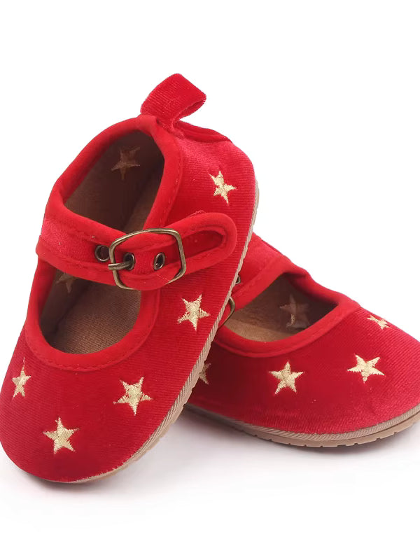 Zapato rojo estrellas