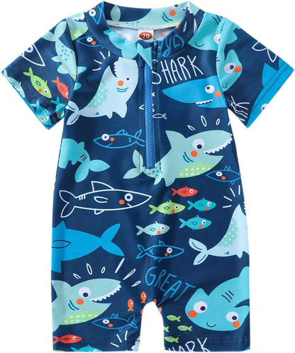 Traje de Baño Tiburones con Cierre Fácil