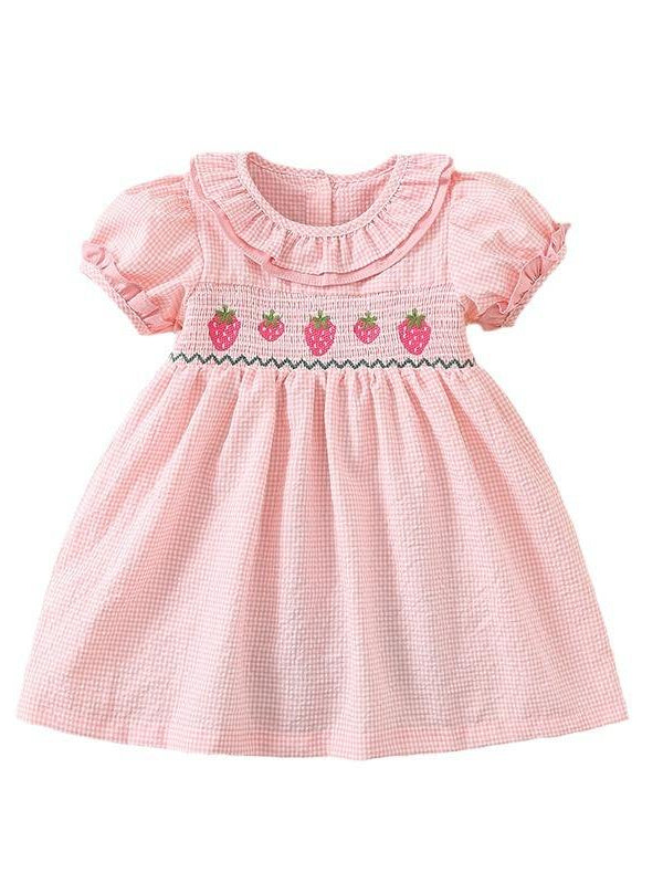 Vestido Dulce Fresa 100% Algodón