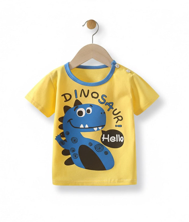Playera Dinosaurio amarillo
