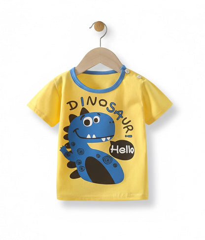 Playera Dinosaurio amarillo