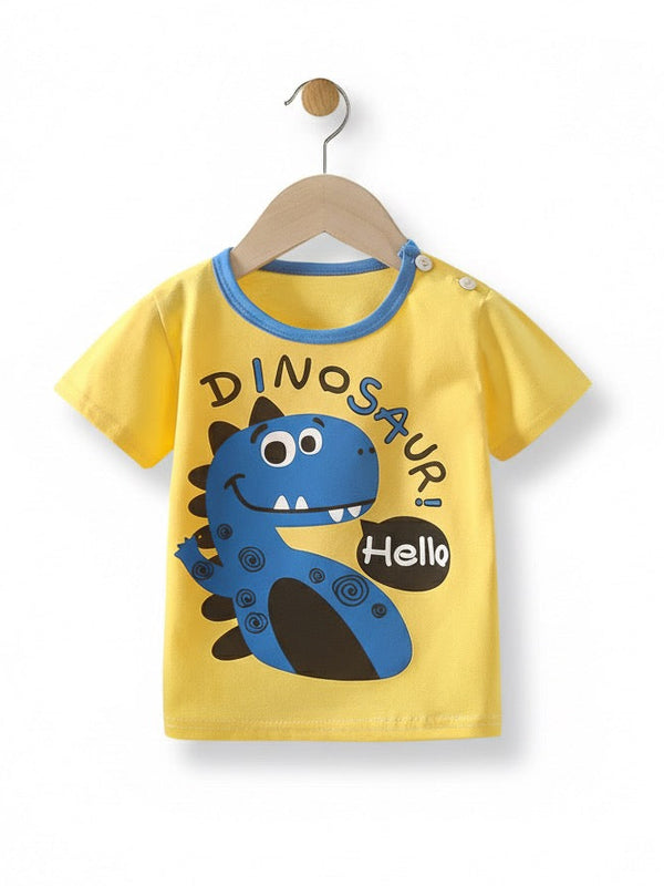 Playera Dinosaurio amarillo