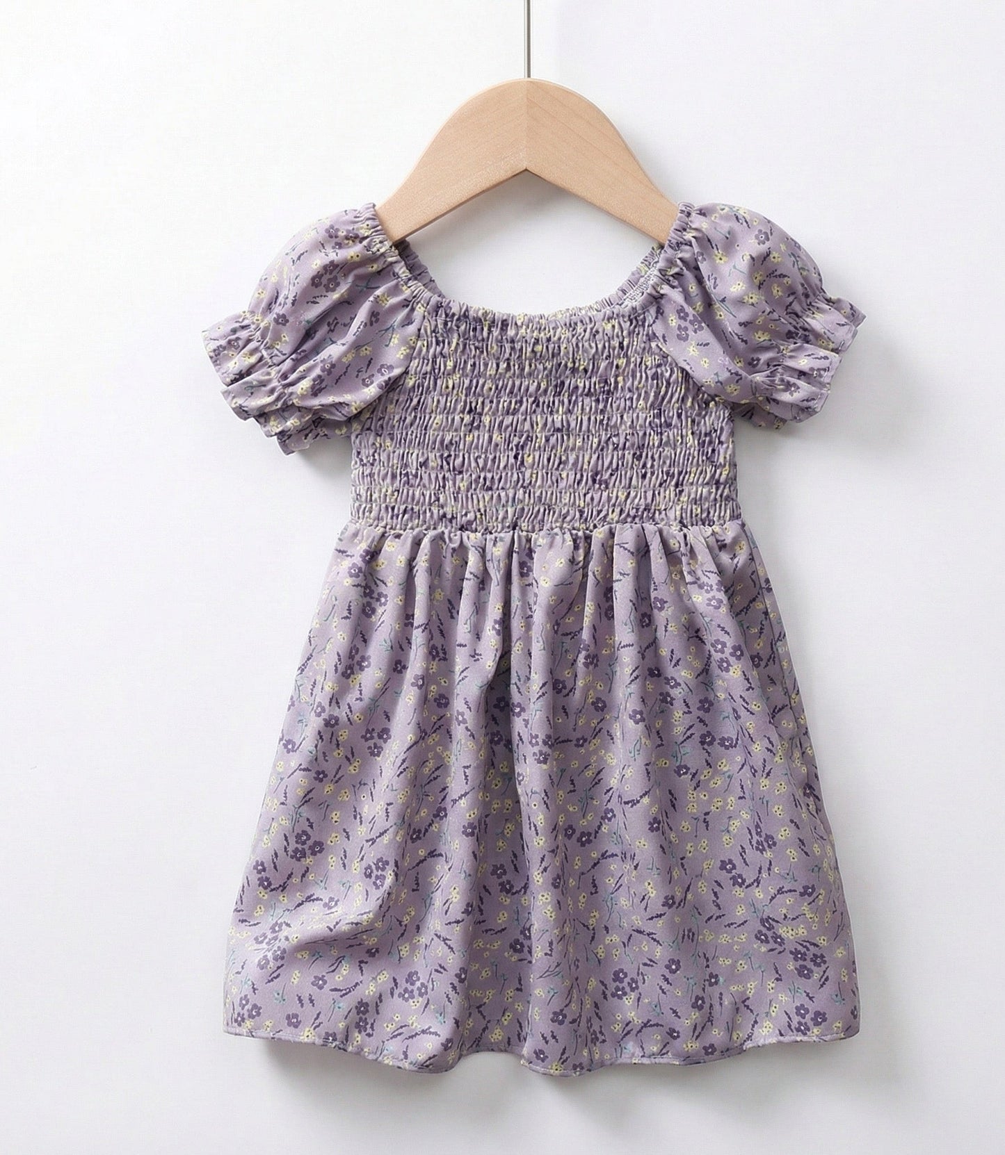 Vestido flores lila