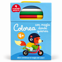 Libro Colorea con Magia con 4 Plumones Mágicos