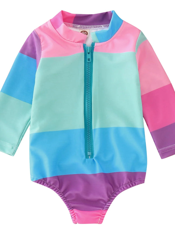 Traje de baño para niña colores