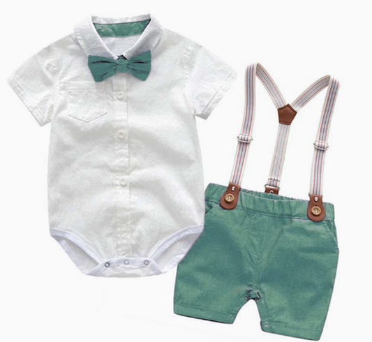 Conjunto Mini Caballero Verde