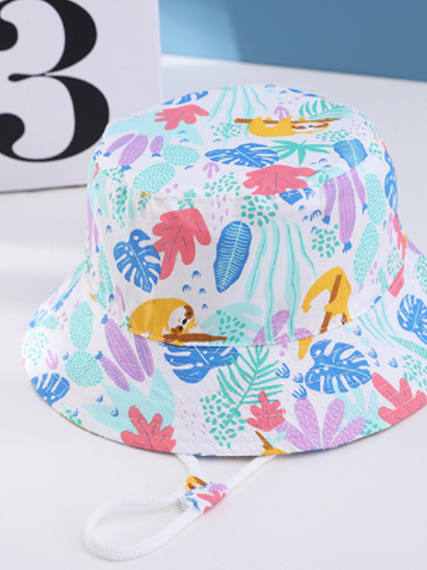 Sombrero Tropical Antisoleado – Ajustable y Lleno de Color