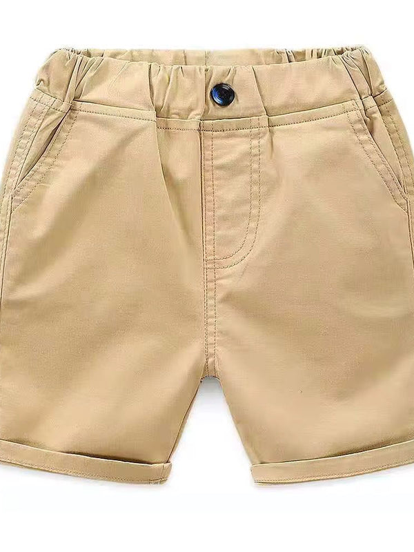 Short de algodon Beige