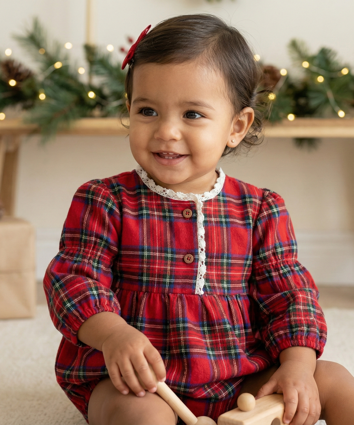 Pañalero rojo navidad