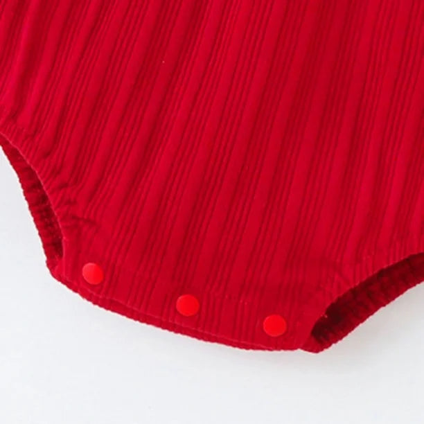 Pañalero rojo con gorrito