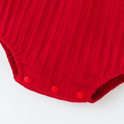 Pañalero rojo con gorrito