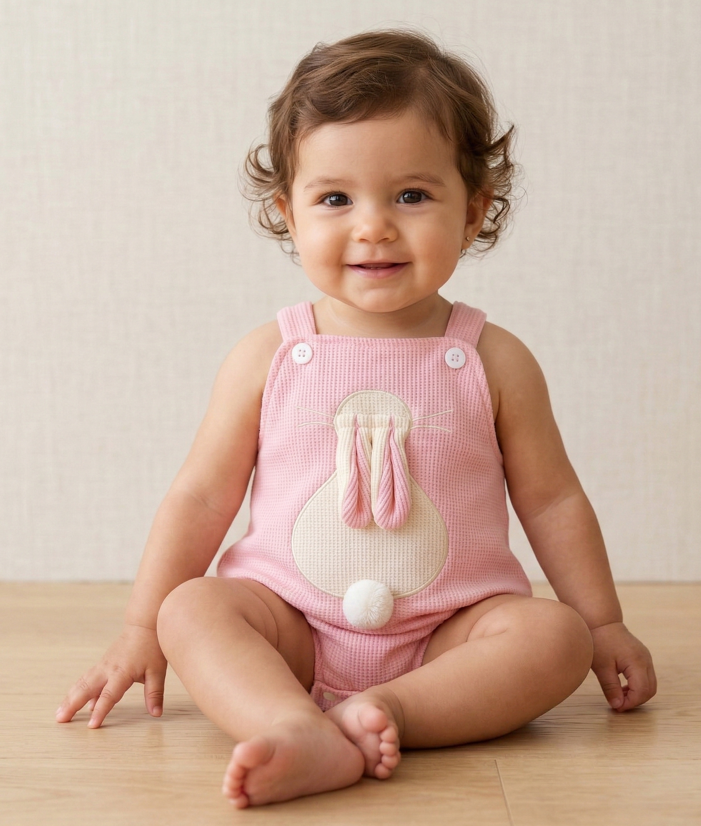 Pañalero conejito rosa